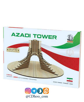 پازل سه بعدی برج آزادی پله ای